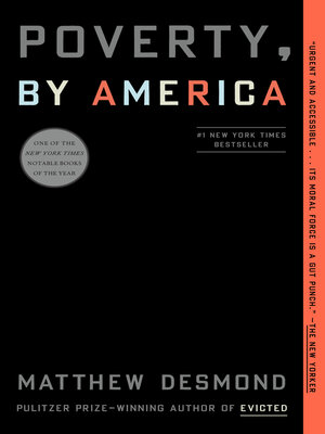 cover image of Poverty, by America